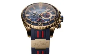 Hammerhead Shark’s Ulysse Nardin chronograph, part of the Diver collection, achieves for greatness